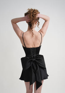 Black Scooped Corset