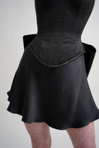 Black Scooped Corset