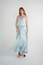 Blue Pinched Dress