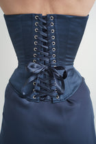 Navy Pinched Corset