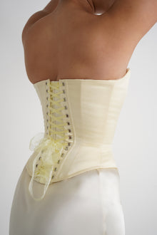 Yellow Pinched Corset